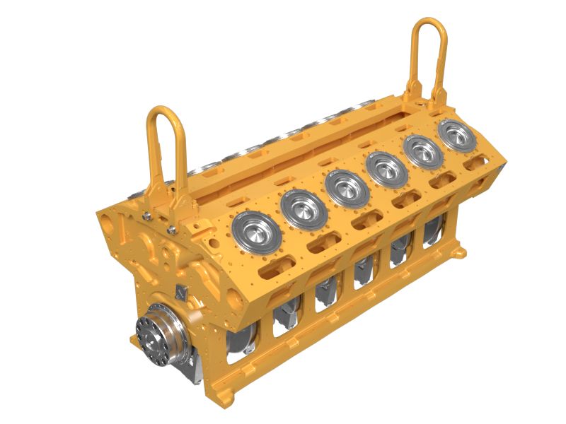 Cat® 3512 Reman New with Core (NWC) Short Block