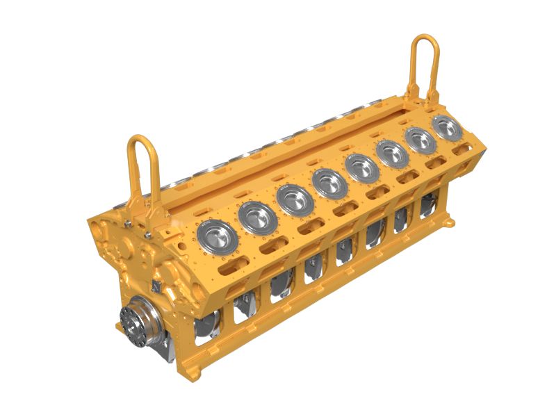 Cat® 3516 Reman New with Core (NWC) Short Block