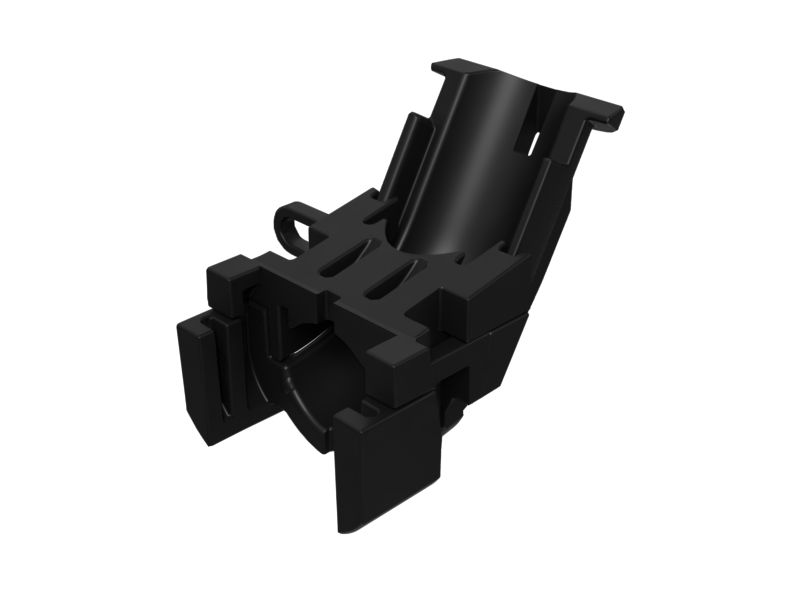 490-0587: 60-Degree Connector Backshell