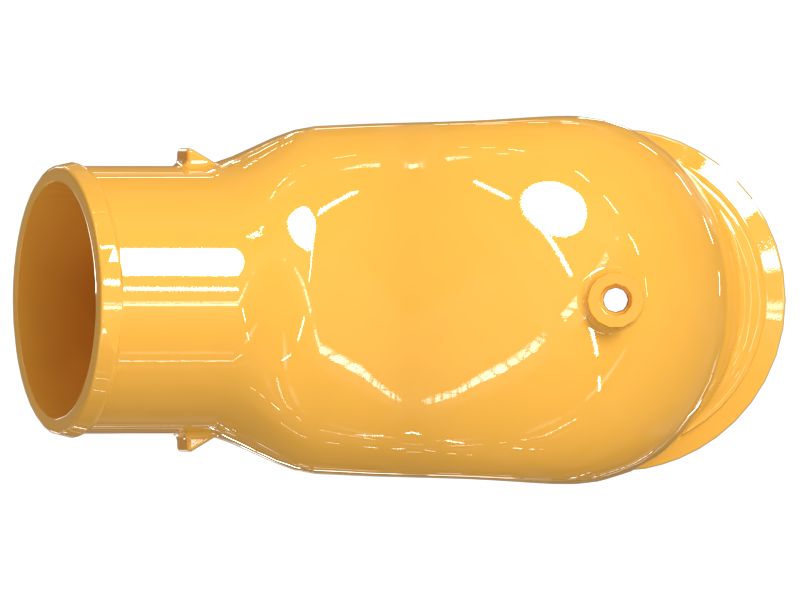 КОЛЕНЧАТЫЙ ПАТРУБОК ВОЗДУХОВОДА