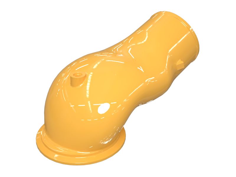 КОЛЕНЧАТЫЙ ПАТРУБОК ВОЗДУХОВОДА