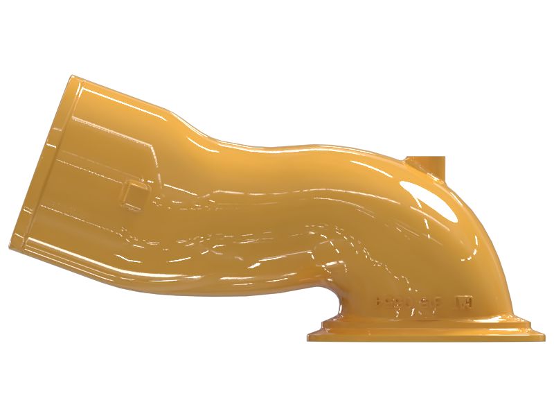 КОЛЕНЧАТЫЙ ПАТРУБОК ВОЗДУХОВОДА