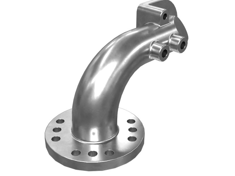 205-7881: КОЛЕНЧАТЫЙ ПАТРУБОК (DIN/A)