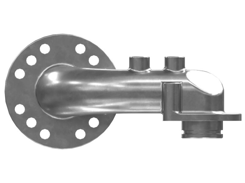 КОЛЕНЧАТЫЙ ПАТРУБОК (DIN/A)