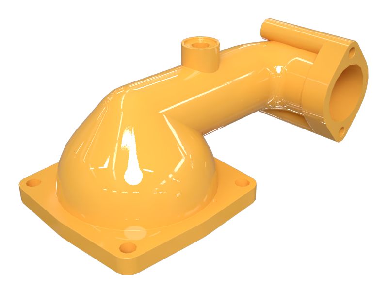 302-8932: КОЛЕНЧАТЫЙ ПАТРУБОК