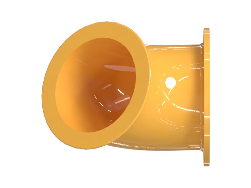 354-8266: 212.8mm Inner Diameter Exhaust Flanged Elbow 3548266 купить