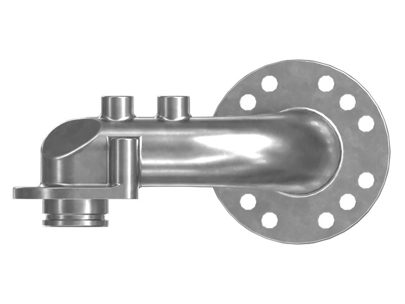КОЛЕНЧАТЫЙ ПАТРУБОК (DIN/A)