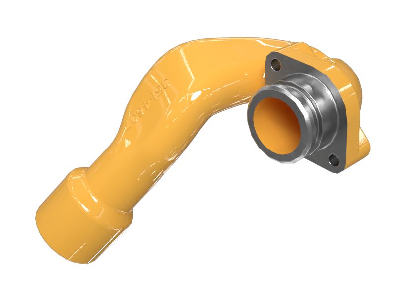 351-4607: КОЛЕНЧАТЫЙ ПАТРУБОК ОХЛАДИТЕЛЯ