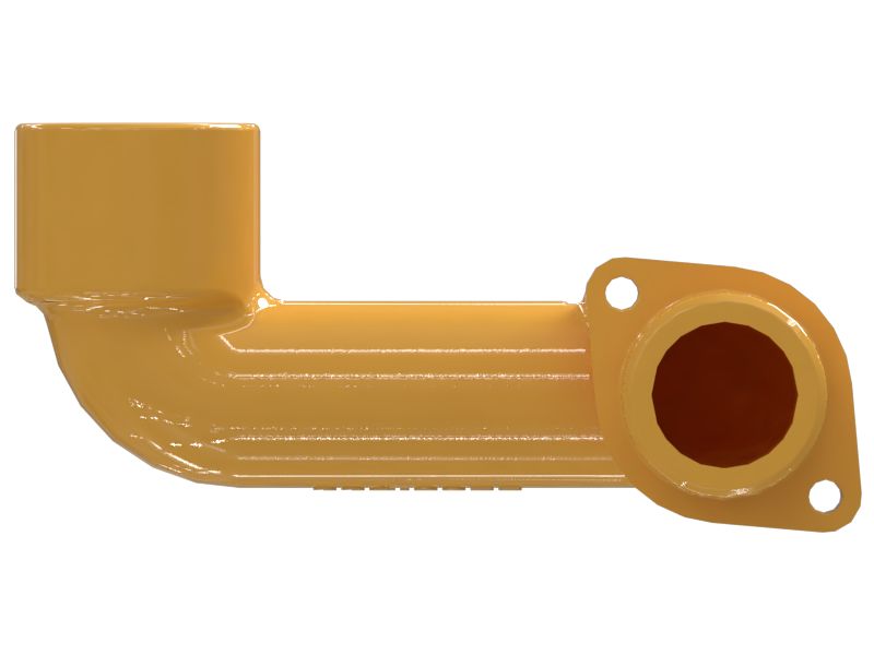 КОЛЕНЧАТЫЙ ПАТРУБОК ОХЛАДИТЕЛЯ