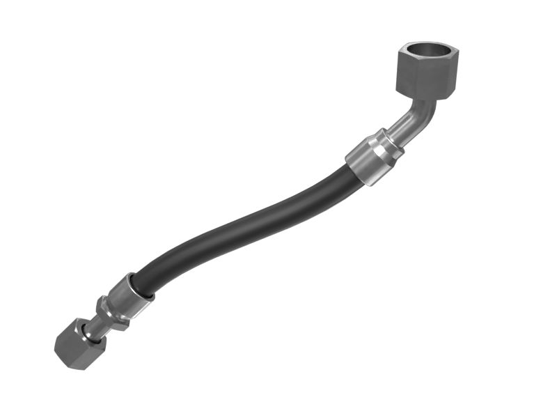 504-5077: Medium Pressure High Temperature Teflon Lined Hose Assembly