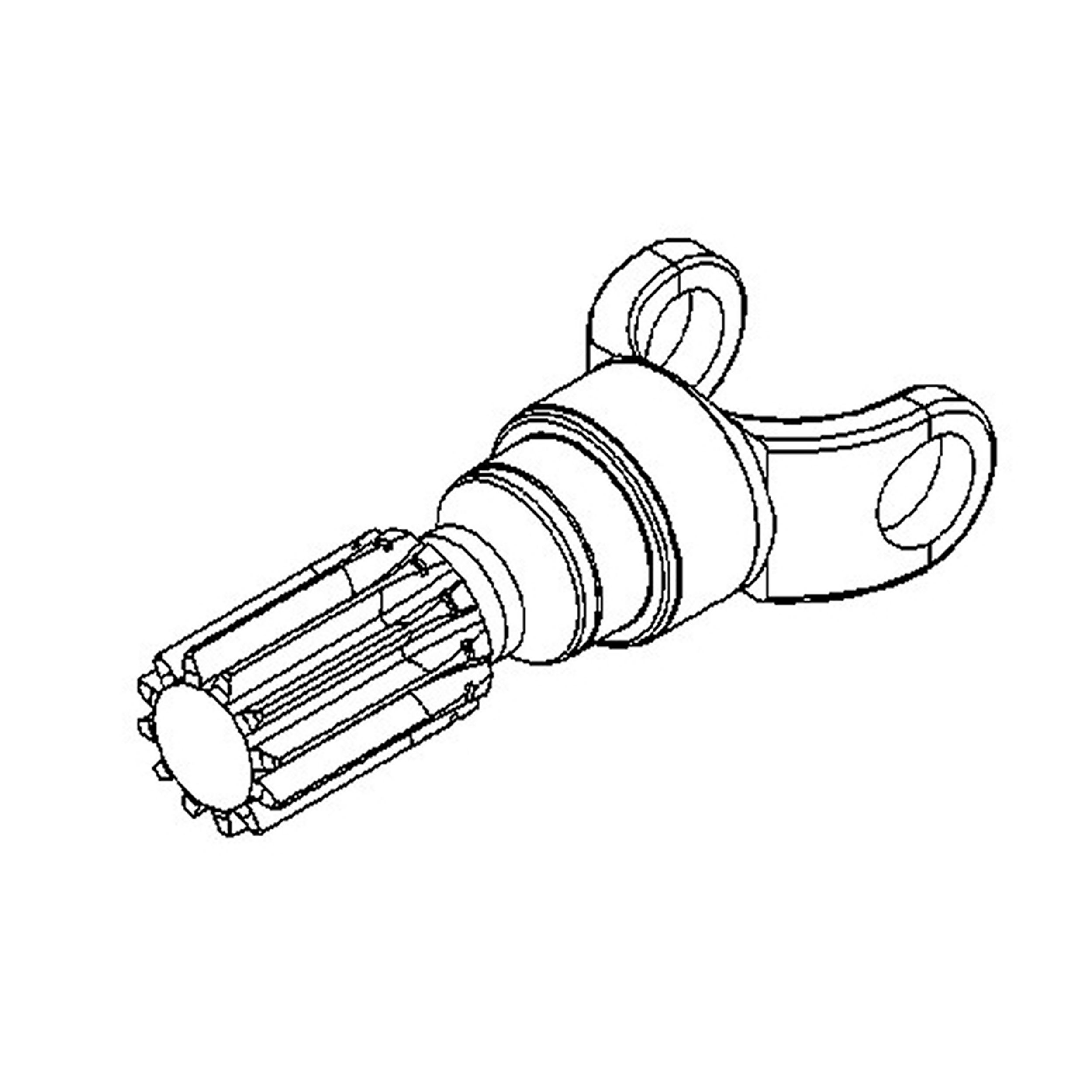 616-7886: Rear Axle Sun Shaft