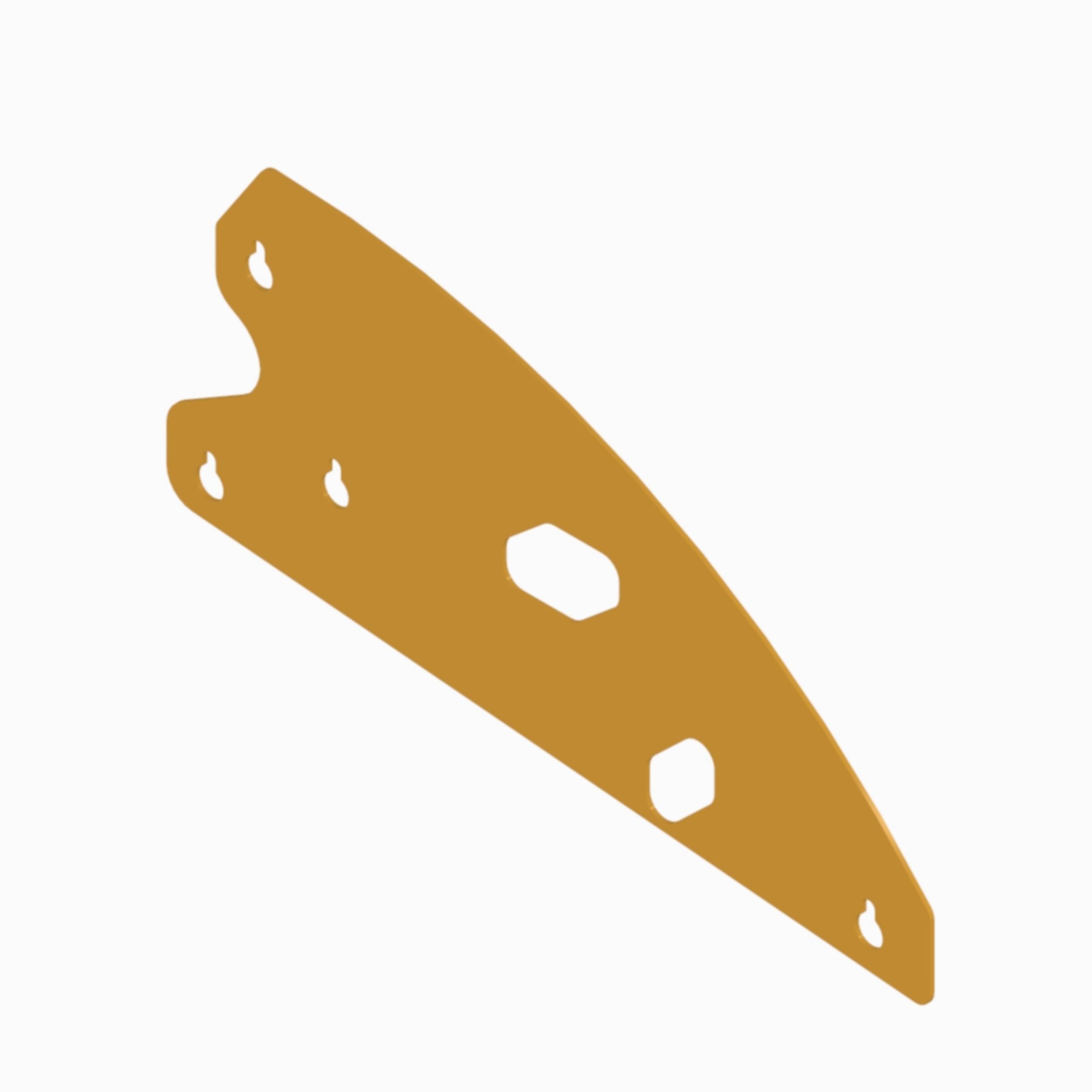 564-4558: 3mm Thickness Rear Frame Plate