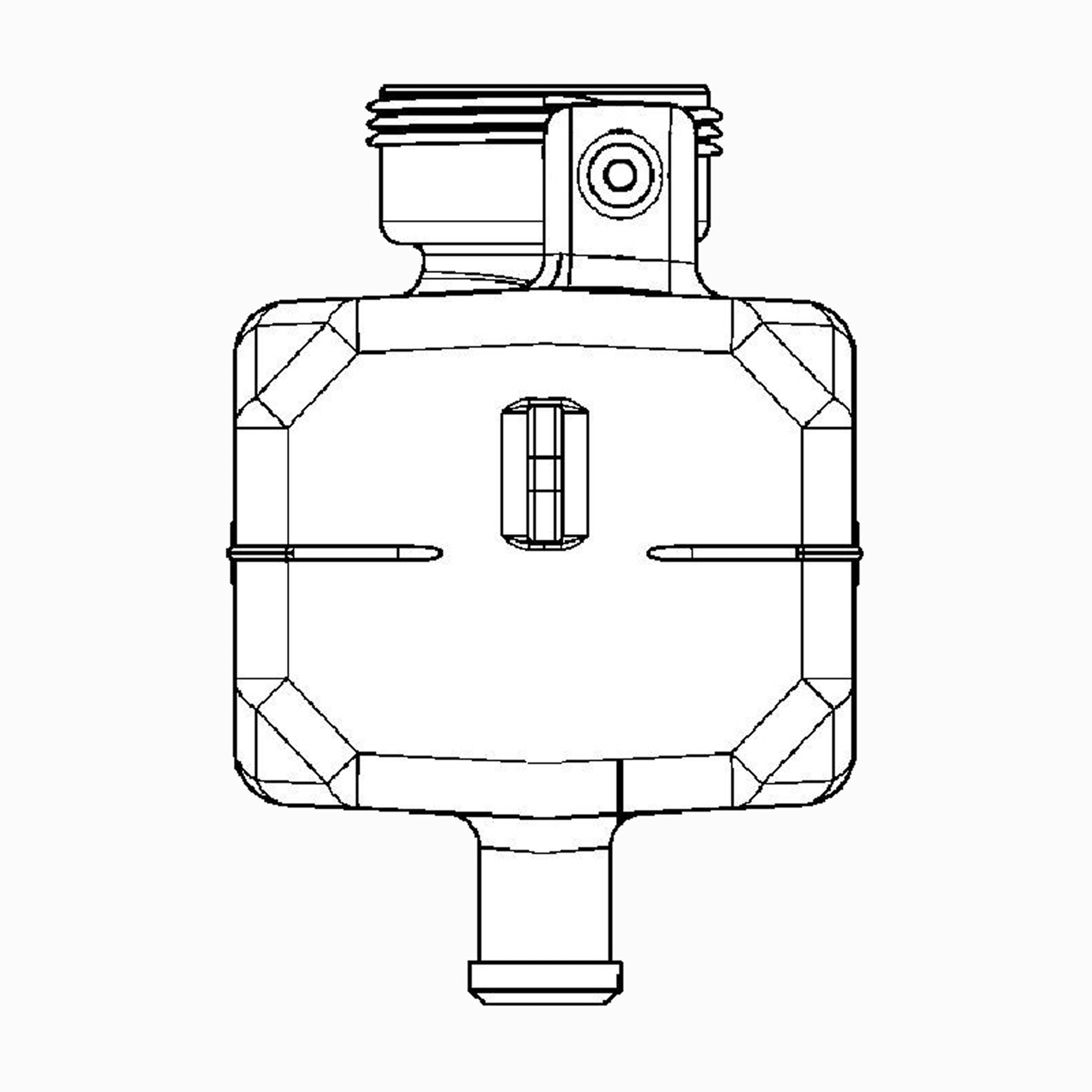 Бак охлаждающей жидкости радиатора