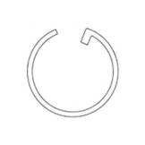 617-1389: 3.2mm Thick Snap Ring 6171389 купить