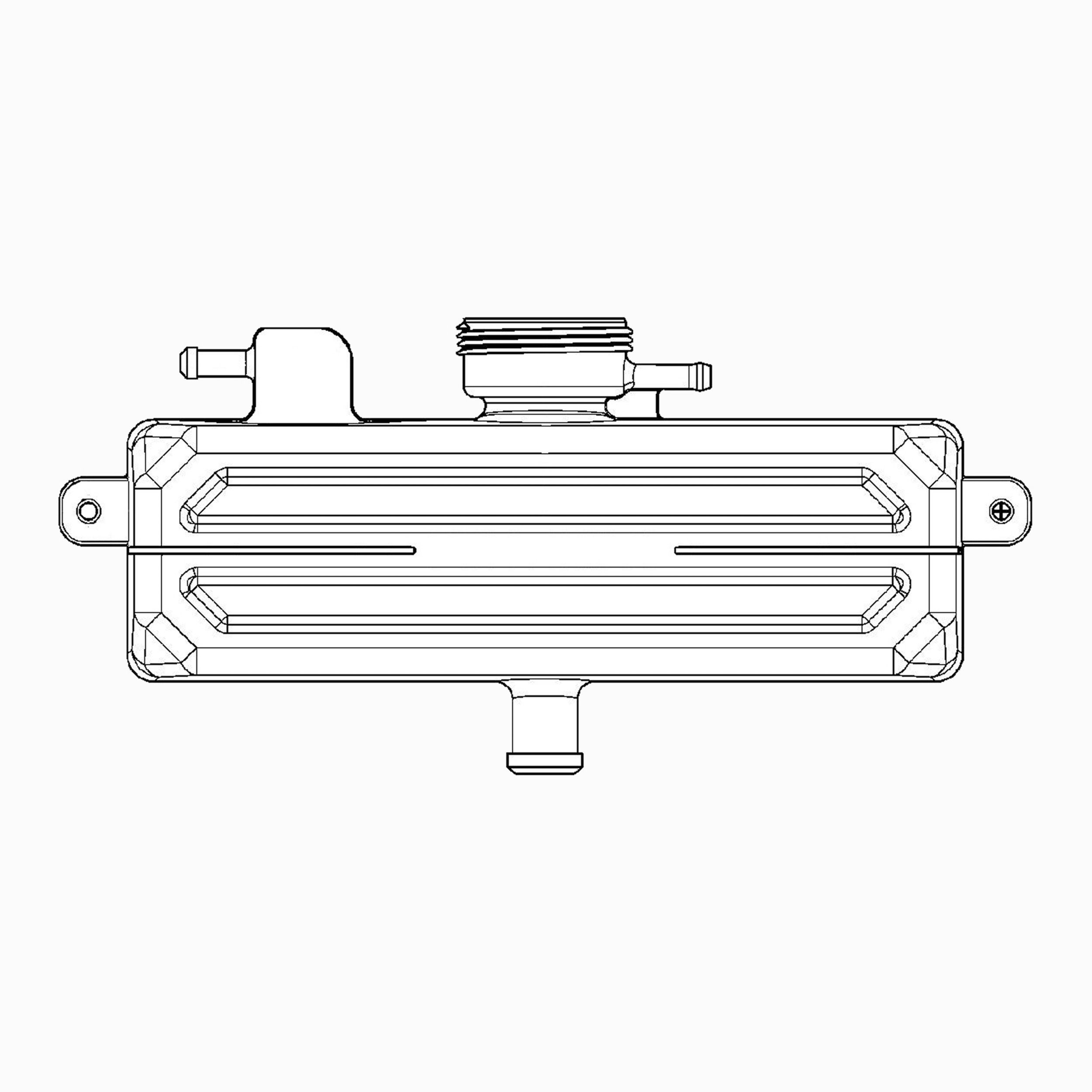 Бак охлаждающей жидкости радиатора