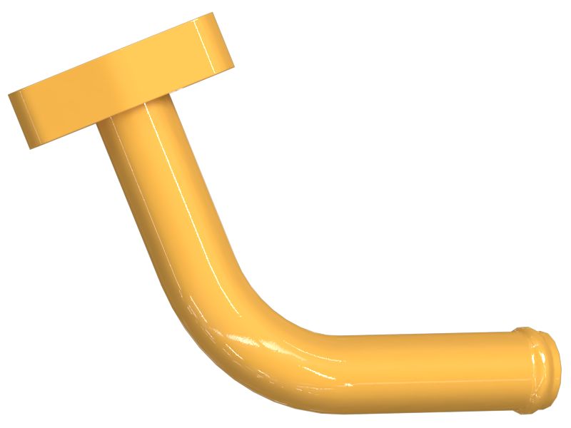 22.1mm Inner Diameter Turbocharger Oil Lines Tube