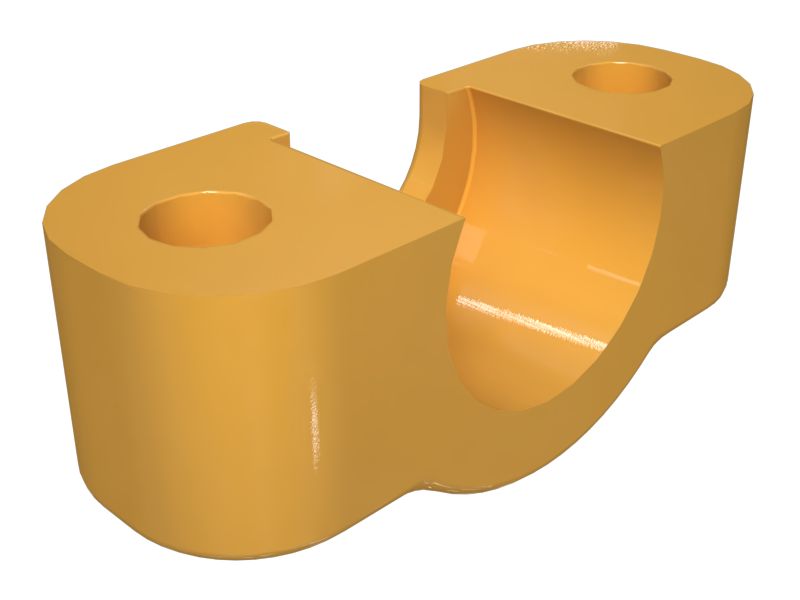 КРЫШКА ОПОРНОГО КАТКА ГУСЕНИЧНОЙ ЛЕНТЫ