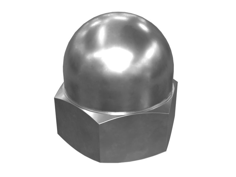 M8 x 1.25mm Hex Acorn Nut