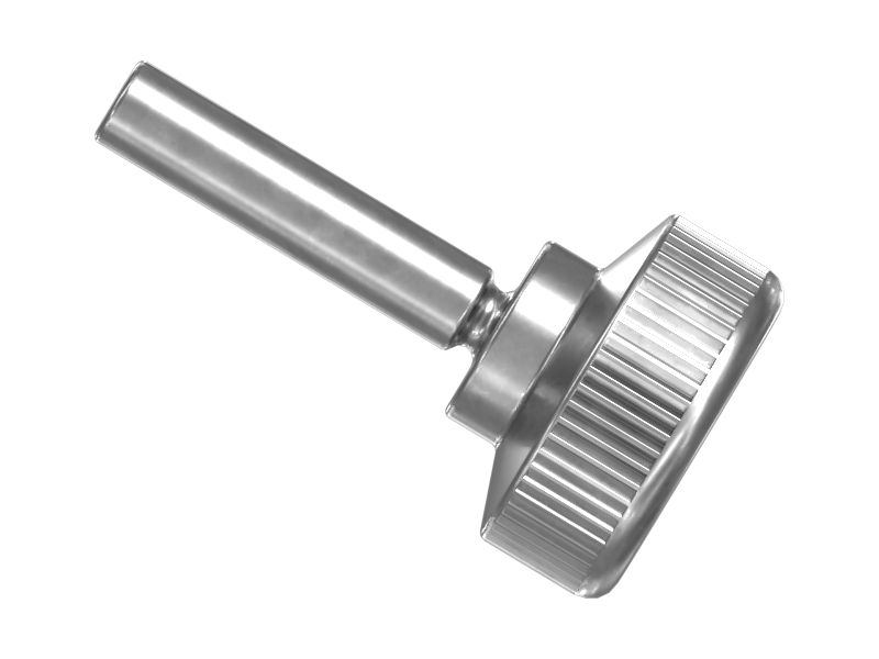 M6-1 x 28mm Round Head Knurled Screw