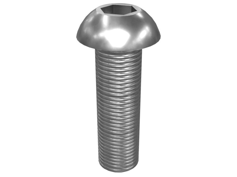 603-9746: M8 Round Head Socket Screw 6039746 купить