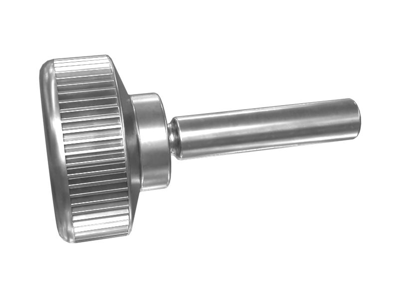 M6-1 x 28mm Round Head Knurled Screw