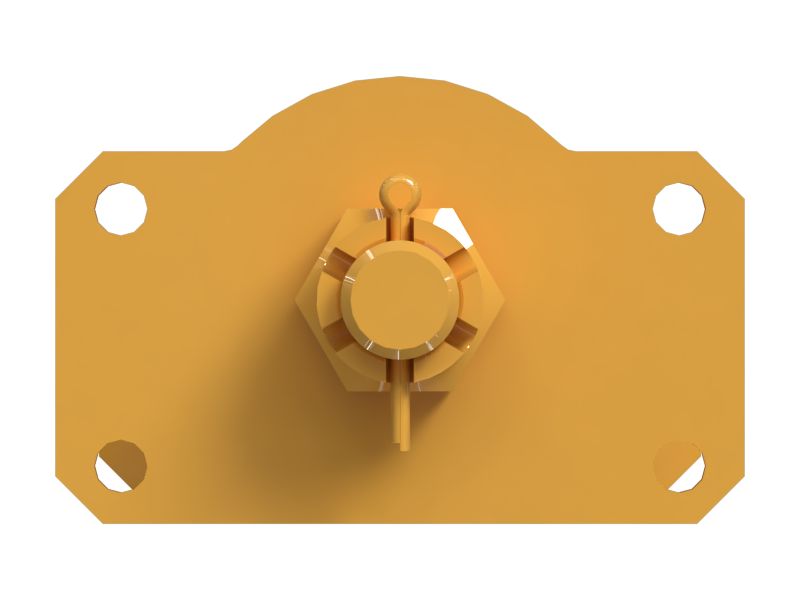 Left Hand Side Front Idler Tension Recoil