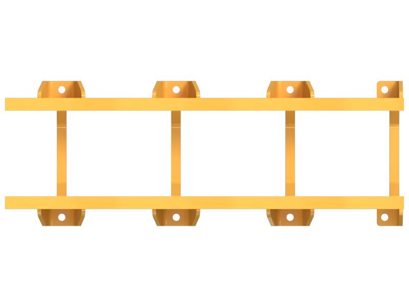 ОГРАЖДЕНИЕ ГУСЕНИЧНОЙ ЛЕНТЫ В СБОРЕ