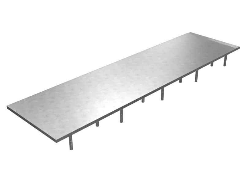 Right Hand Screed Extender Wear Plate