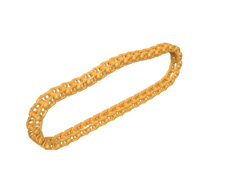 584-7414: ЗВЕНО ГУСЕНИЧНОЙ ЛЕНТЫ В СБОРЕ