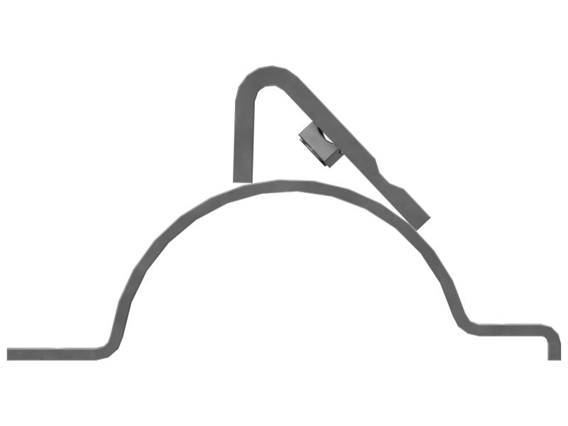 Hydraulic Stick Cylinder Piping Support