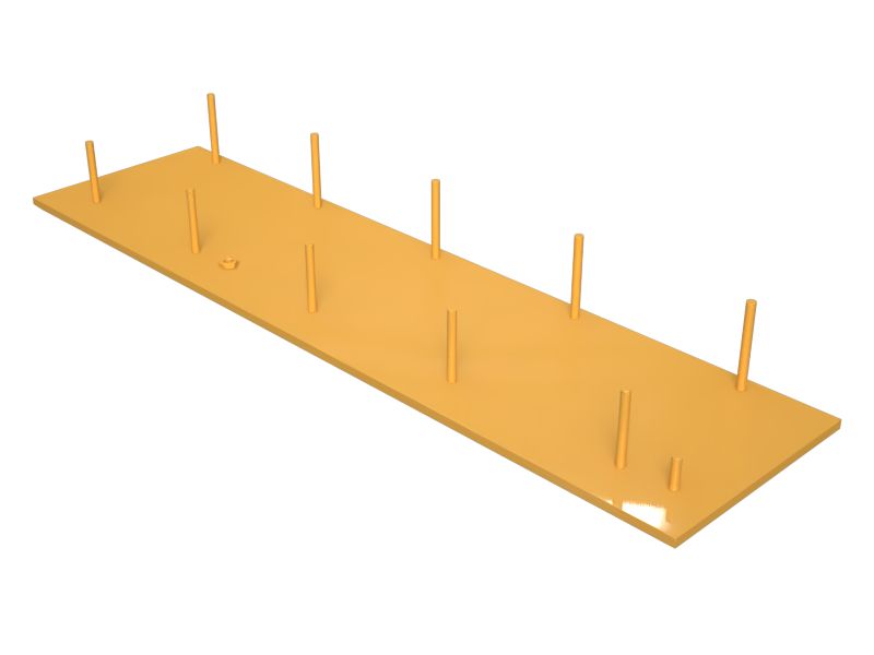 490-6473: ПЛАСТИНА В СБОРЕ, ЛЕВАЯ