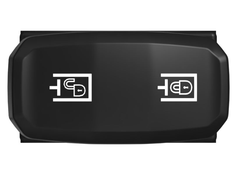 28 Volt Hydraulic Implement Lockout Rocker Switch