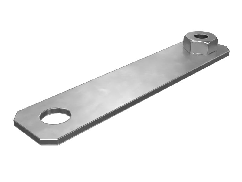 557-7865: 140mm Long Chassis Wiring Strip Plate