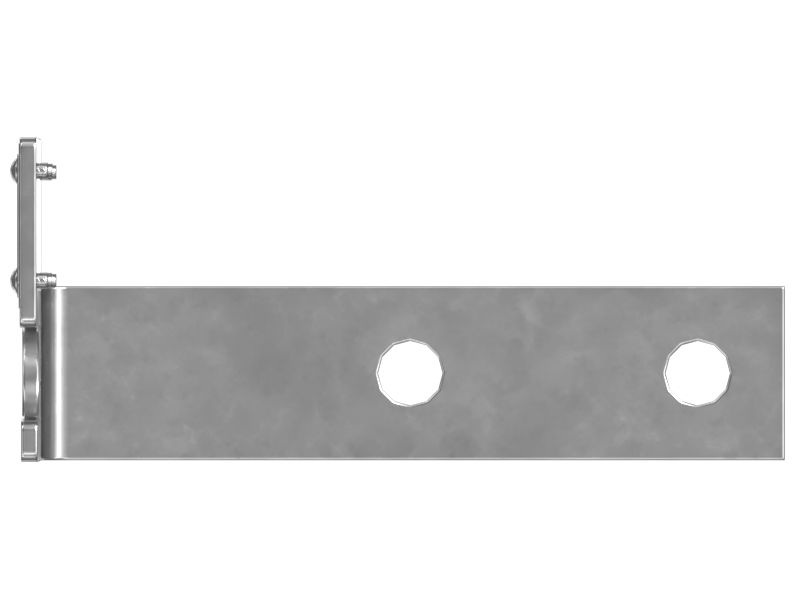 Левая табличка натяжителя гусениц и возвратного механизма