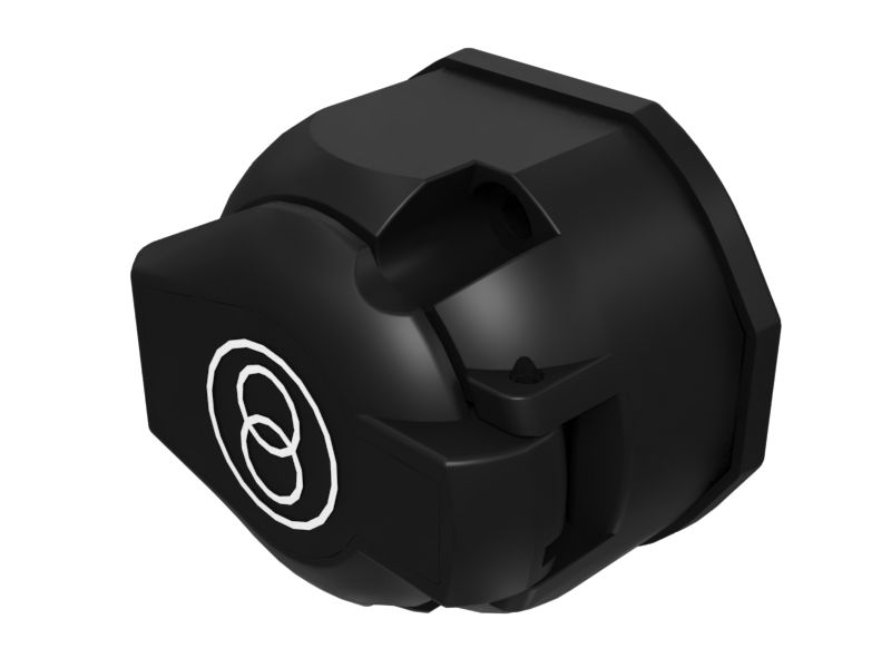 608-5822: 13 Pin Rear Lighting Wiring Harness Receptacle