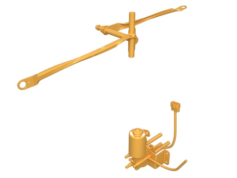 451-2695: Электродвигатель стеклоочистителя в сборе