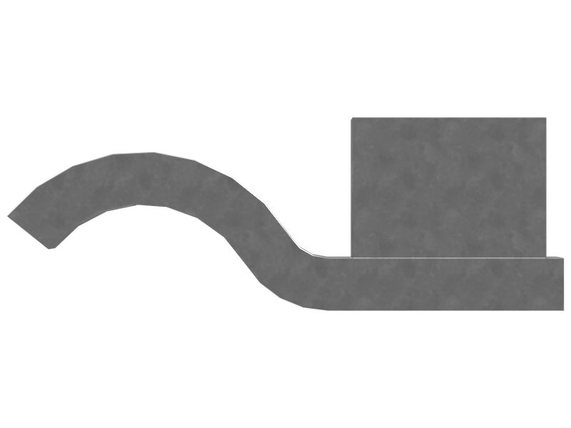 Auxiliary Hydraulic Lines Mounting Clip