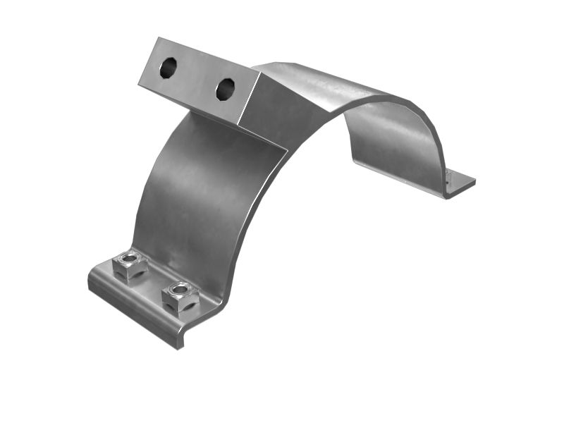 559-8665: 90mm Width Cylinder Piping Support