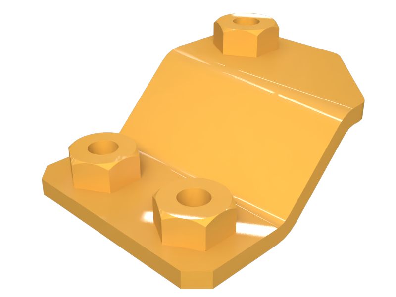 594-6896: Fuel Lines Clip Mount Plate