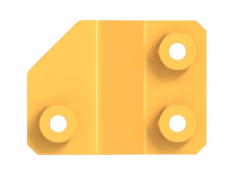 Fuel Lines Clip Mount Plate