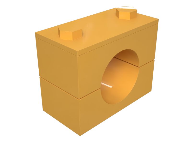 613-2074: Air Compressor Single Tube Saddle Clamp