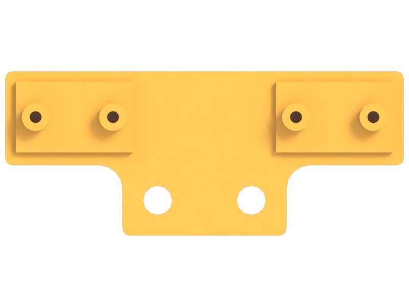 Hydraulic Hose Mounting Plate