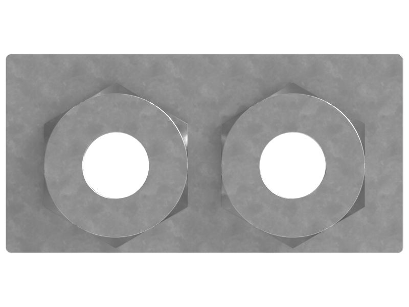 Grade Control Wiring Mount Plate