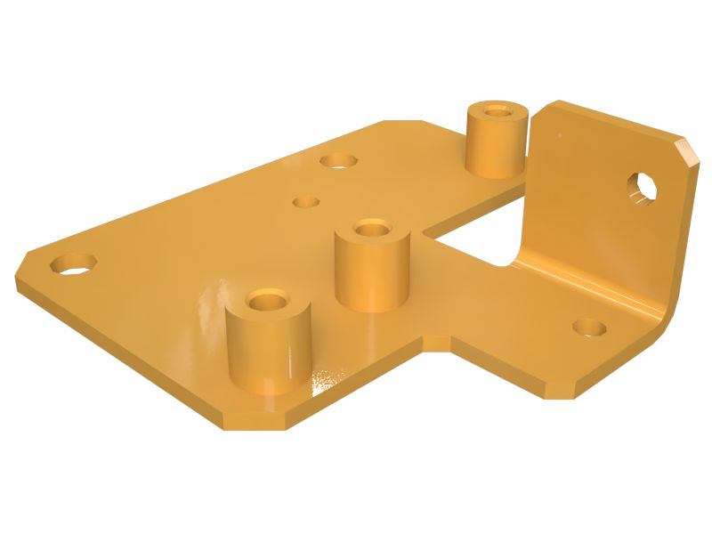 Air Conditioner Lines Mounting Support