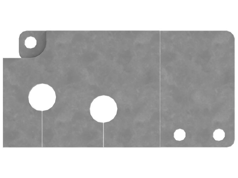 Exhaust Support Sound Suppression Sheet