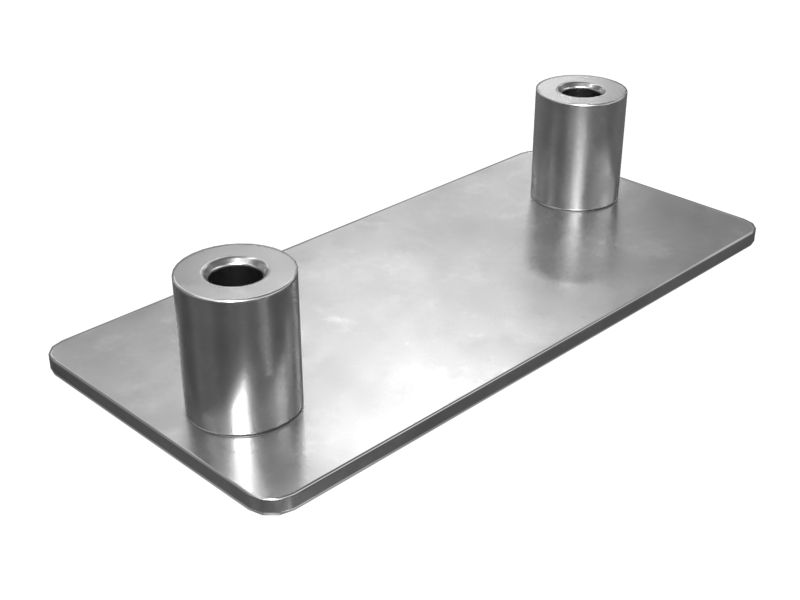 140mm Length Communication Control Mounting Plate