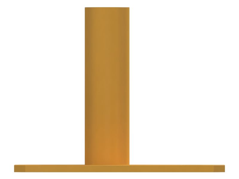 3mm Thick Half Slot Clip Mounting Plate