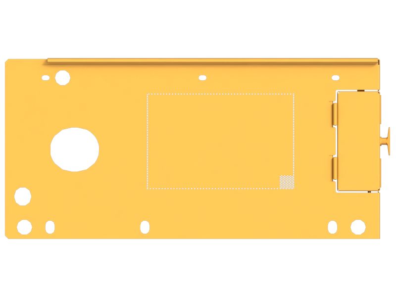 Hood Cover with Clevis pin and Cam Latch