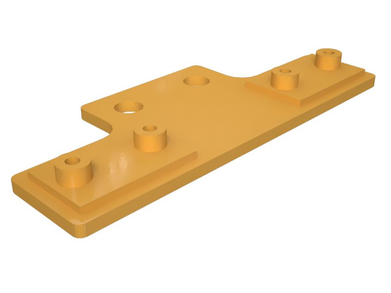 605-1028: Hydraulic Hose Mounting Plate