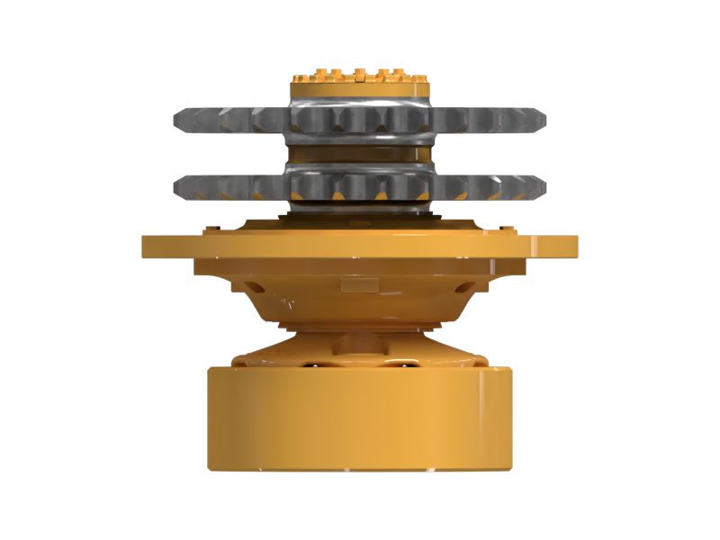 Узел привода, бортовой редуктор